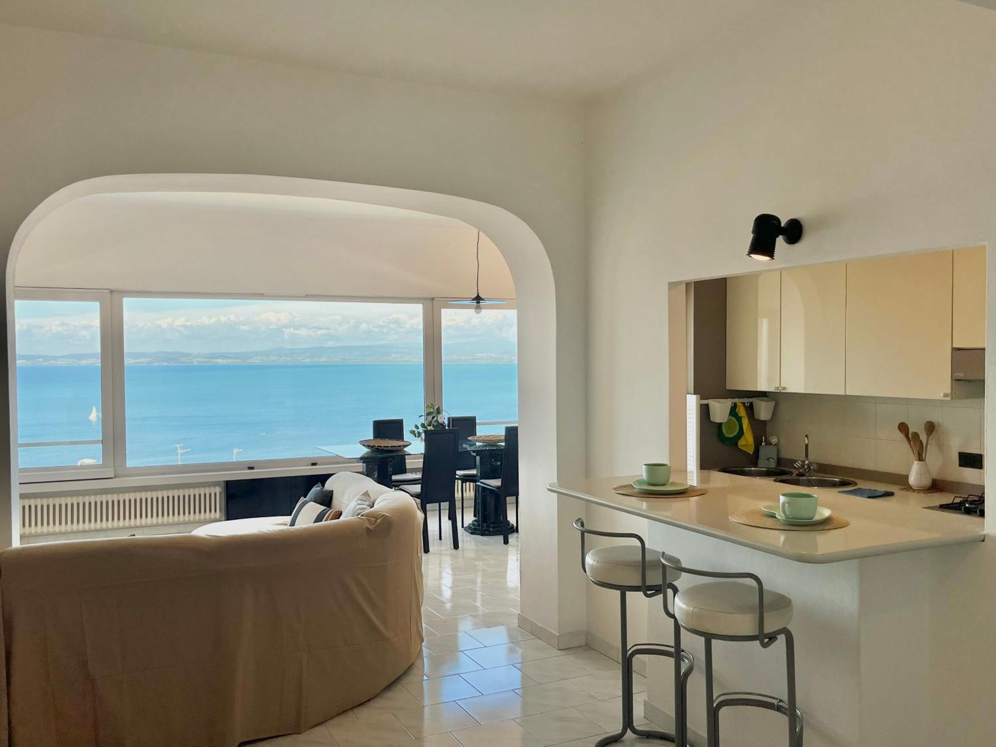 Porto Santo Stefano Vista Mare + Parcheggio Gratuito Διαμέρισμα Εξωτερικό φωτογραφία